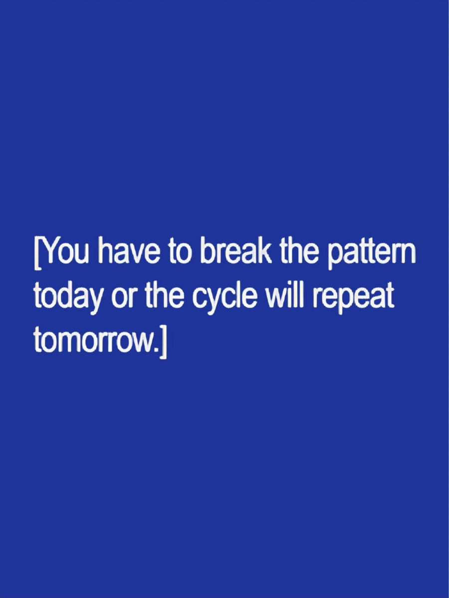 Break The Pattern Poster